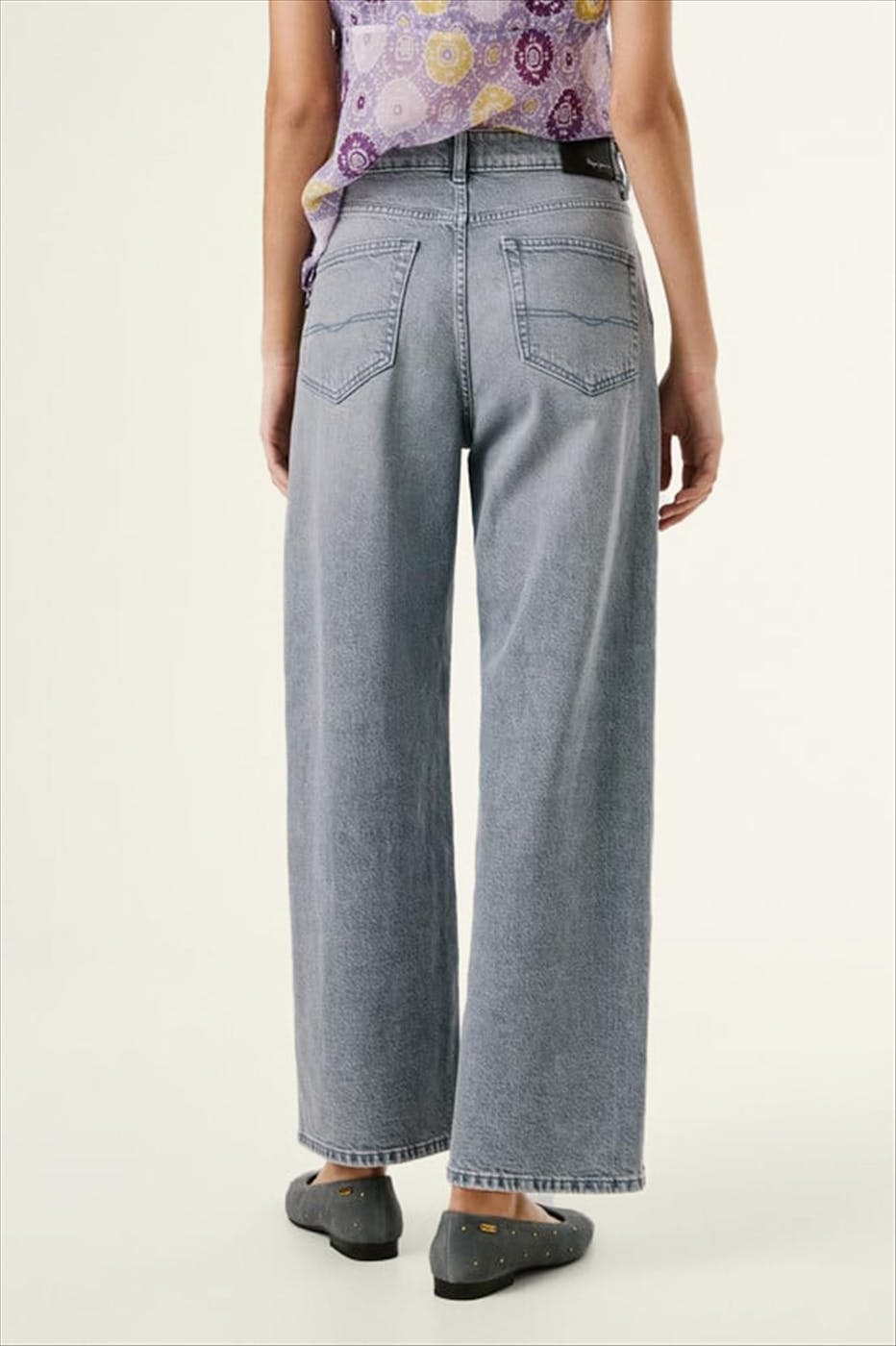 Pepe Jeans London - Grijze Lexa Straight jeans