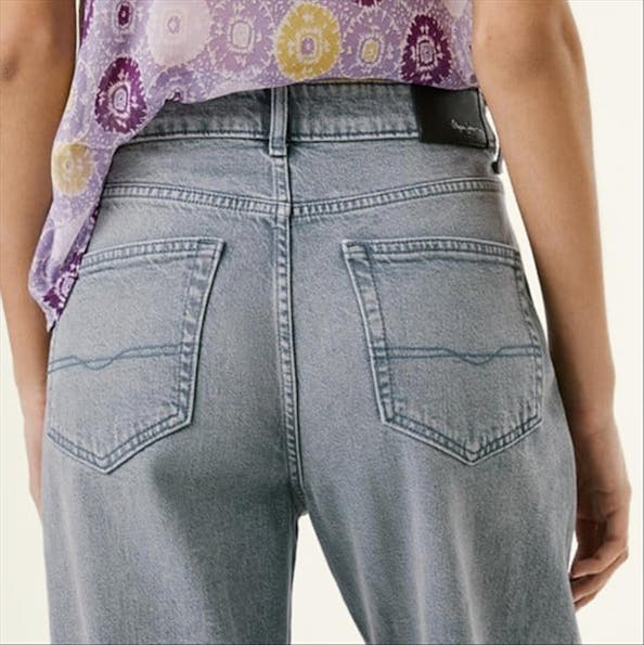 Pepe Jeans London - Grijze Lexa Straight jeans