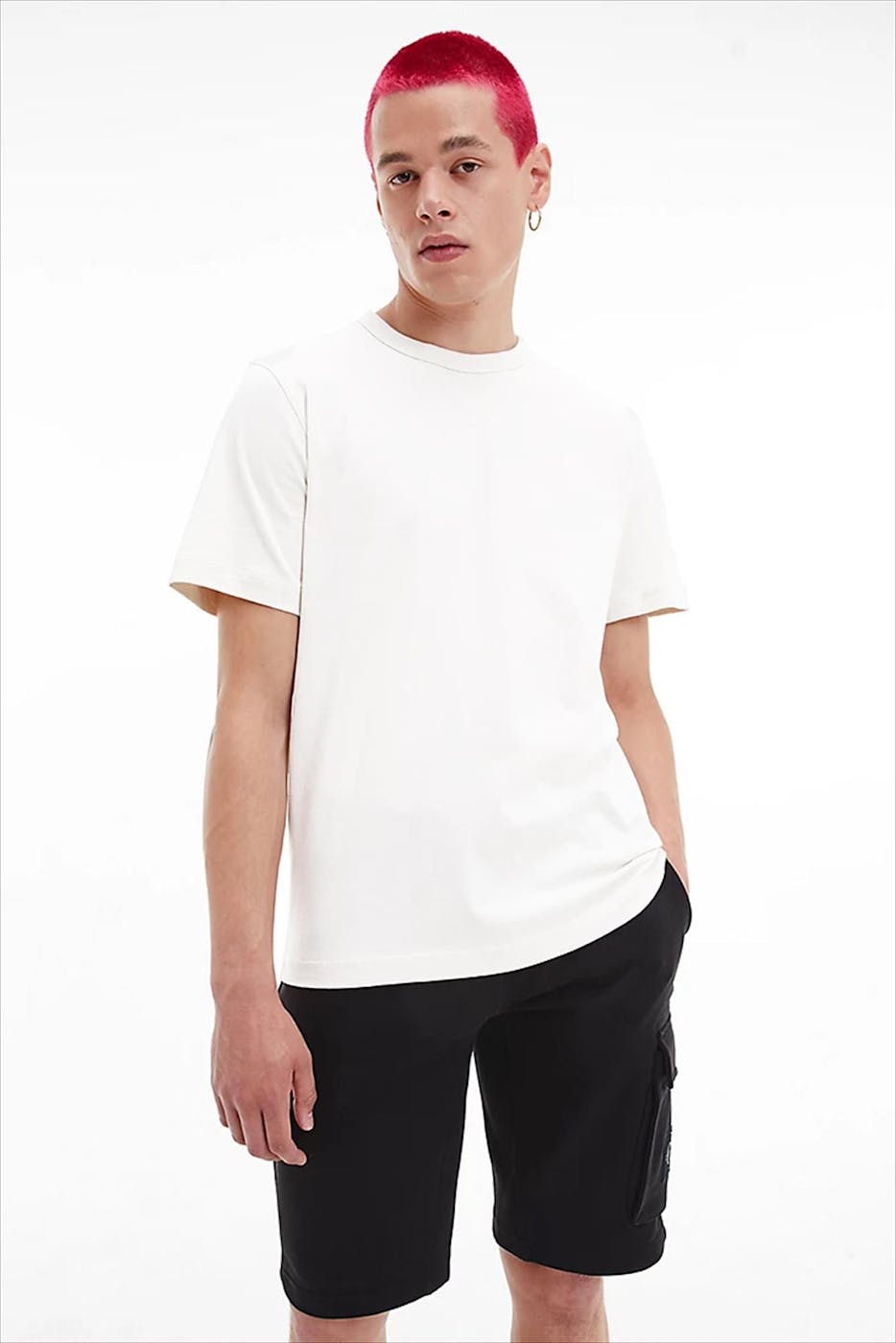Calvin Klein Jeans - Witte Basic T-shirt