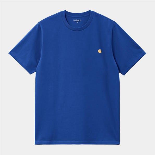 Carhartt WIP - Kobaltblauwe Chase T-shirt