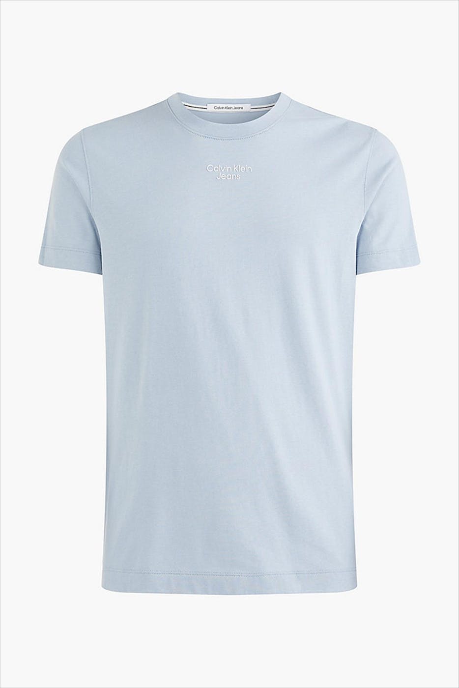 Calvin Klein Jeans - Lichtblauwe Graphic Logo T-shirt