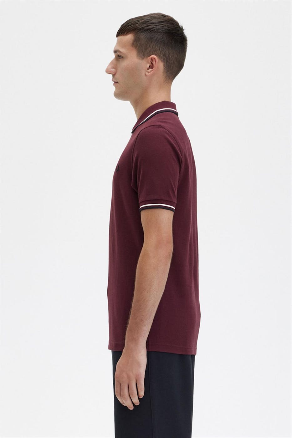 Fred Perry - Bordeaux Twin Tipped polo