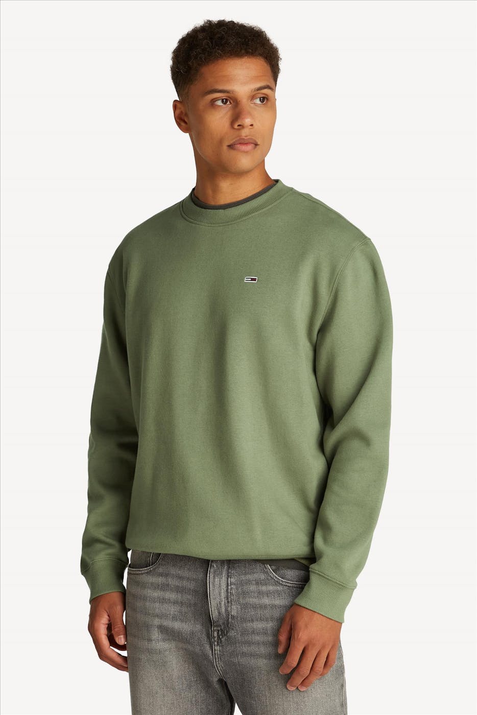 Tommy Jeans - Kaki Icon sweater