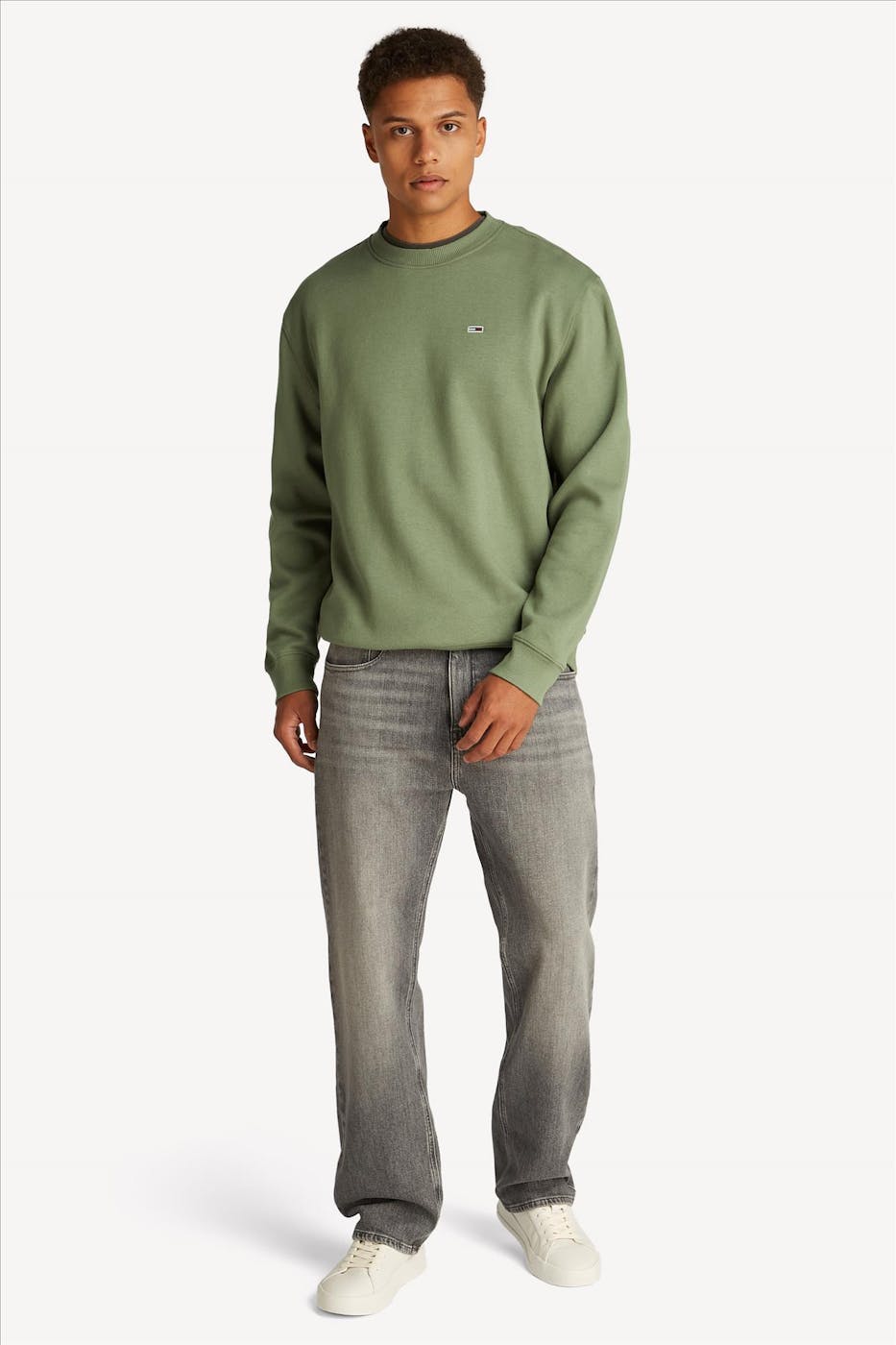 Tommy Jeans - Kaki Icon sweater