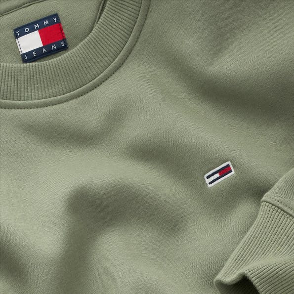 Tommy Jeans - Kaki Icon sweater