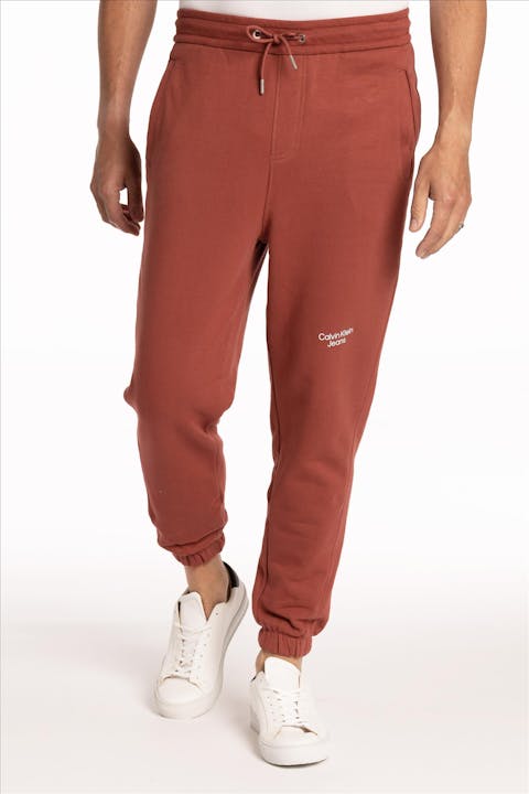 Calvin Klein Jeans - Bordeaux Logo sweatpants