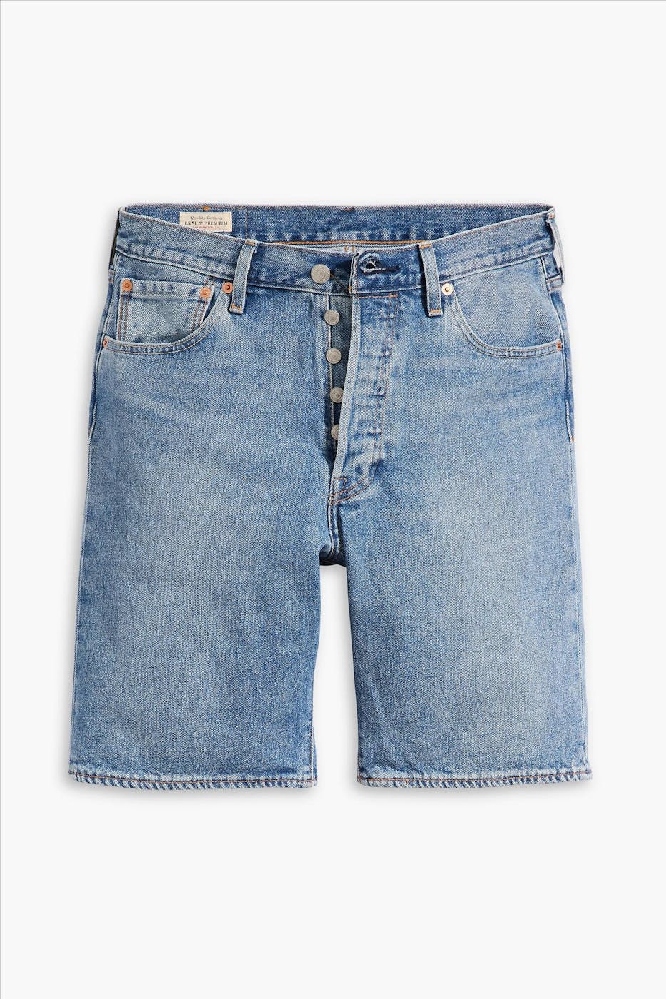 Levi's - Blauwe 501 Original jeansshort