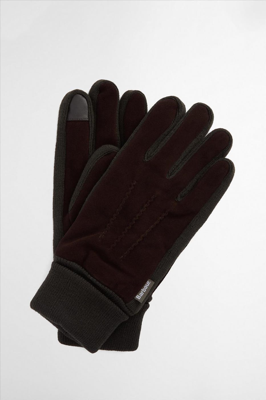 Barbour - Bruin-Groene Magnus handschoenen