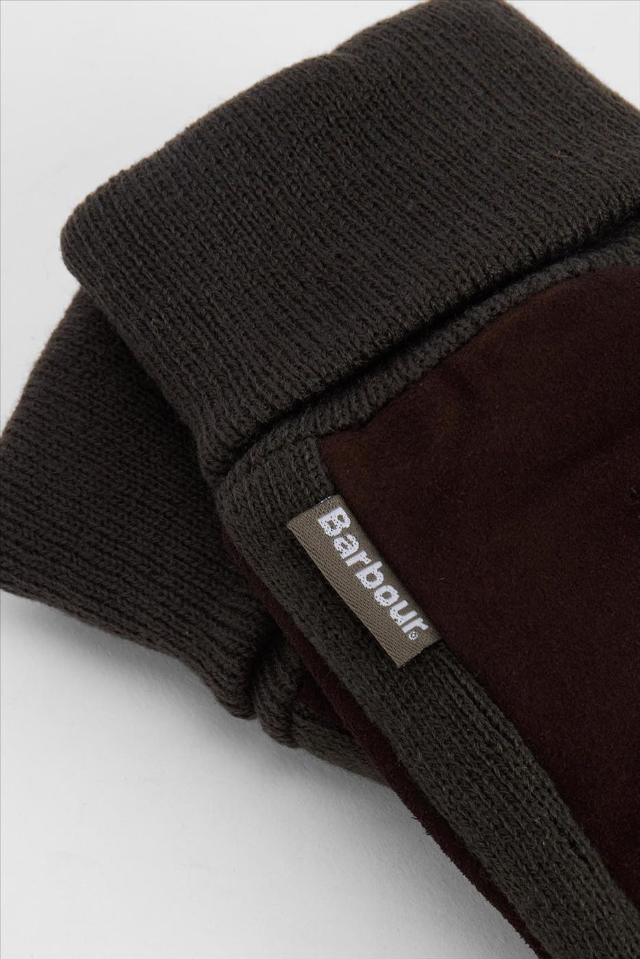 Barbour - Bruin-Groene Magnus handschoenen