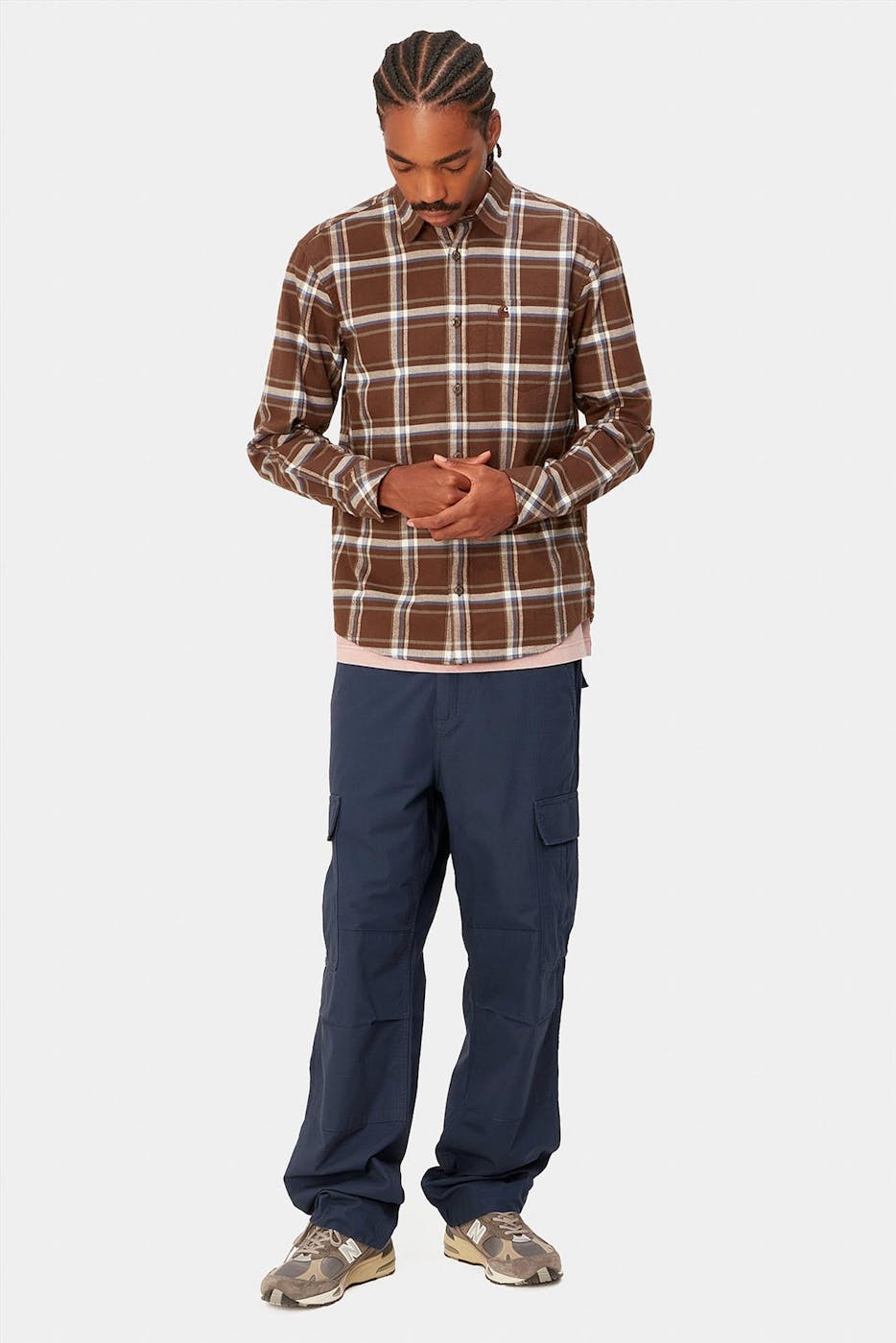 Carhartt WIP - Blauwe Regular cargobroek