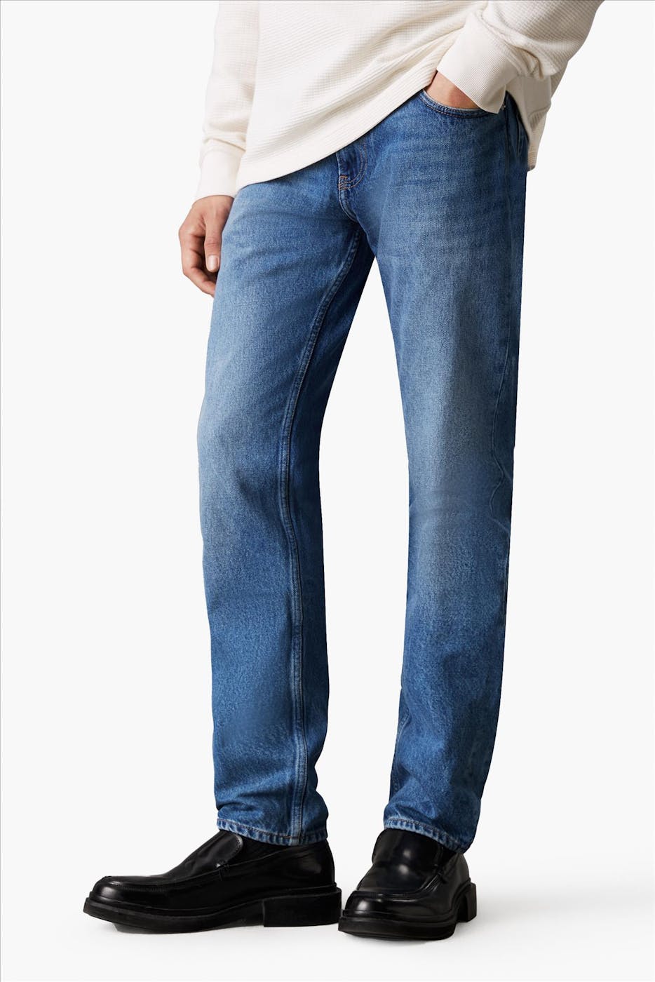 Calvin Klein Jeans - Blauwe Authentic Straight jeans