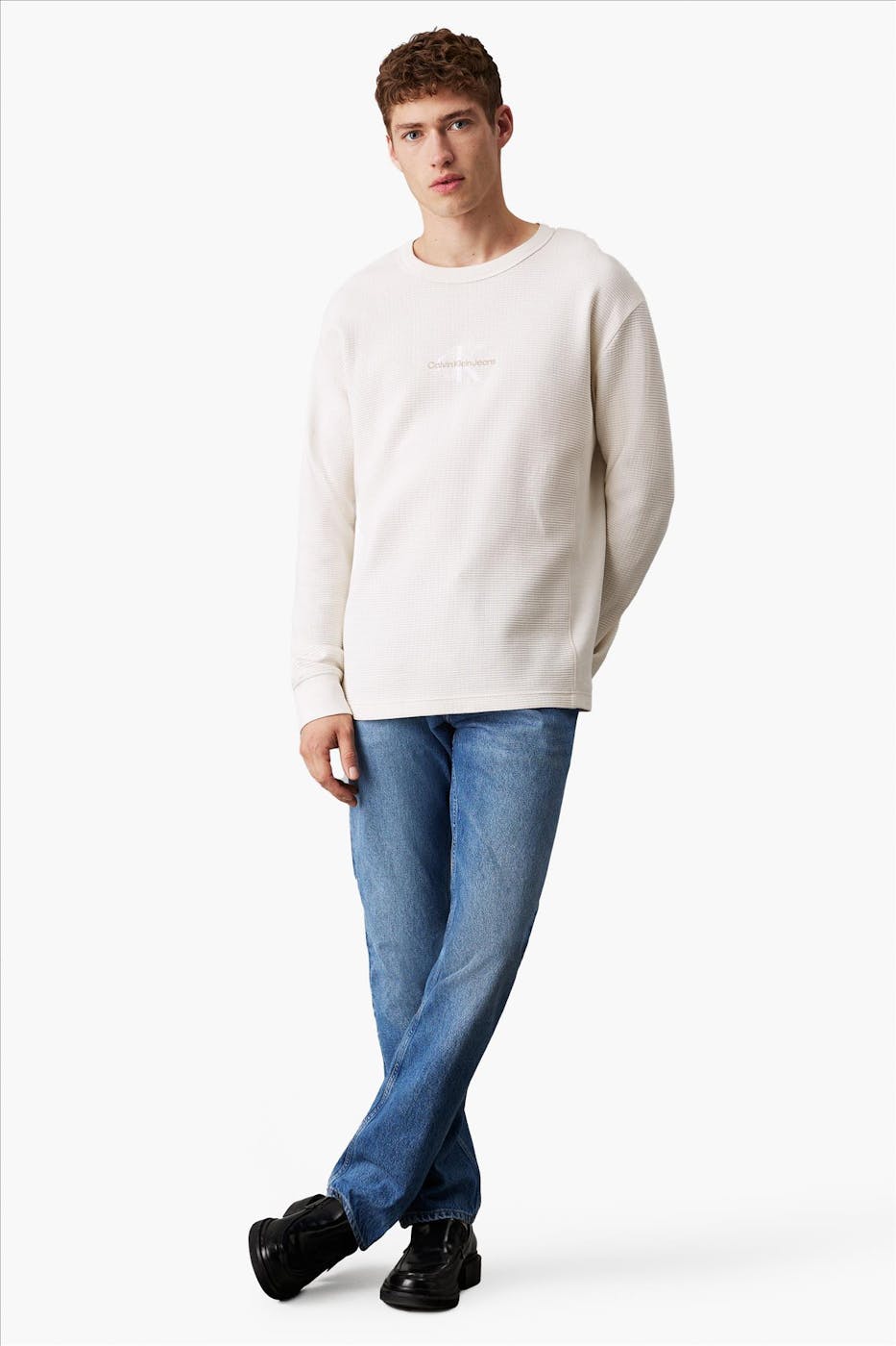 Calvin Klein Jeans - Blauwe Authentic Straight jeans