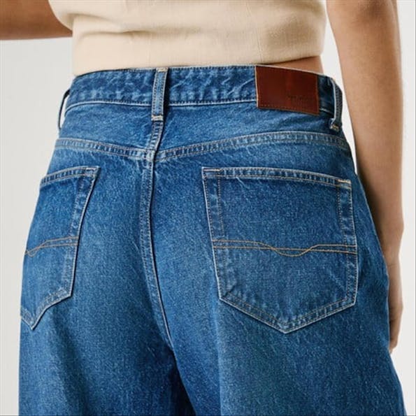 Pepe Jeans London - Donkerblauwe Jaimy Wide jeans
