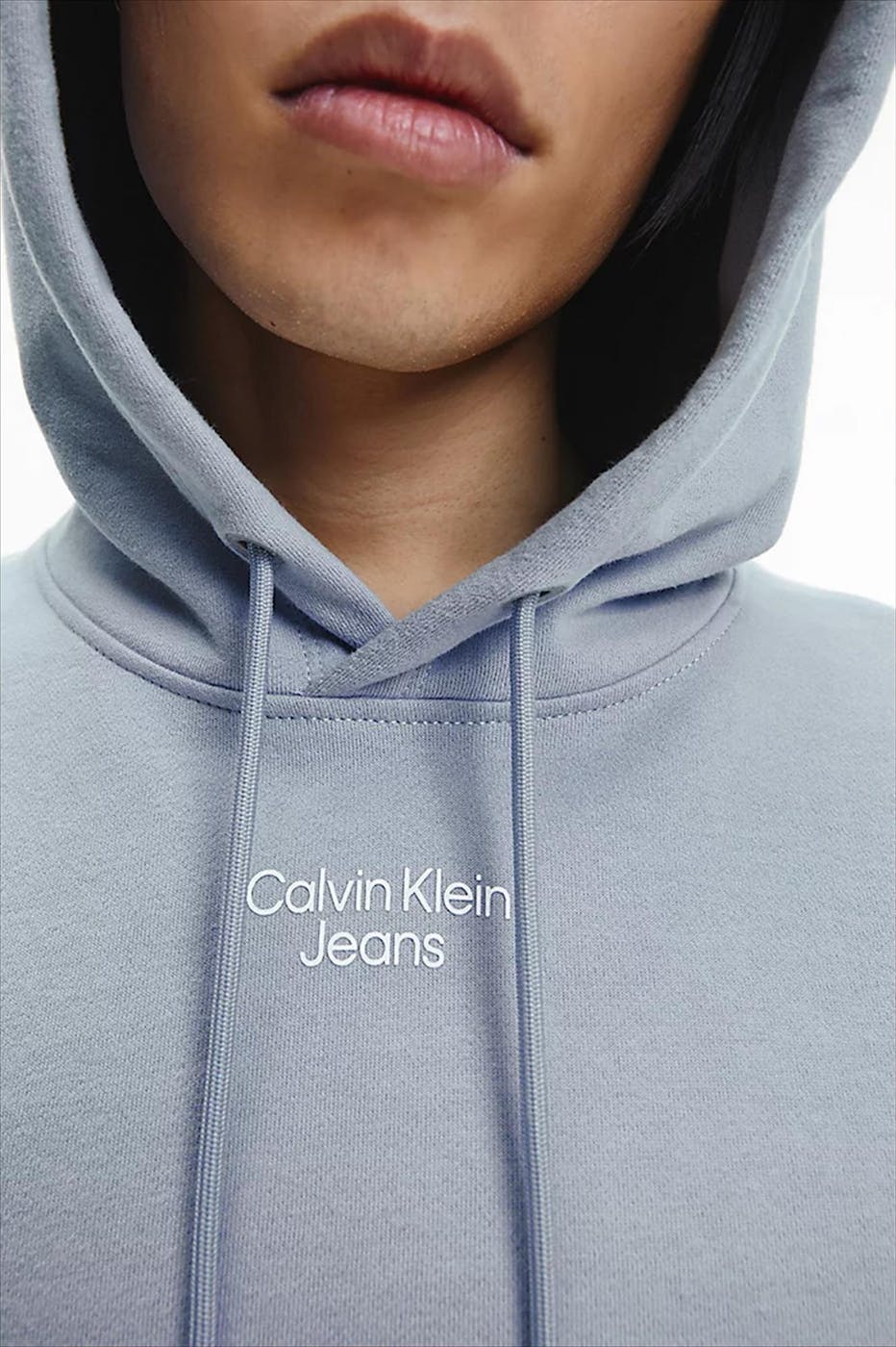 Calvin Klein Jeans - Lichtblauwe Logo sweater