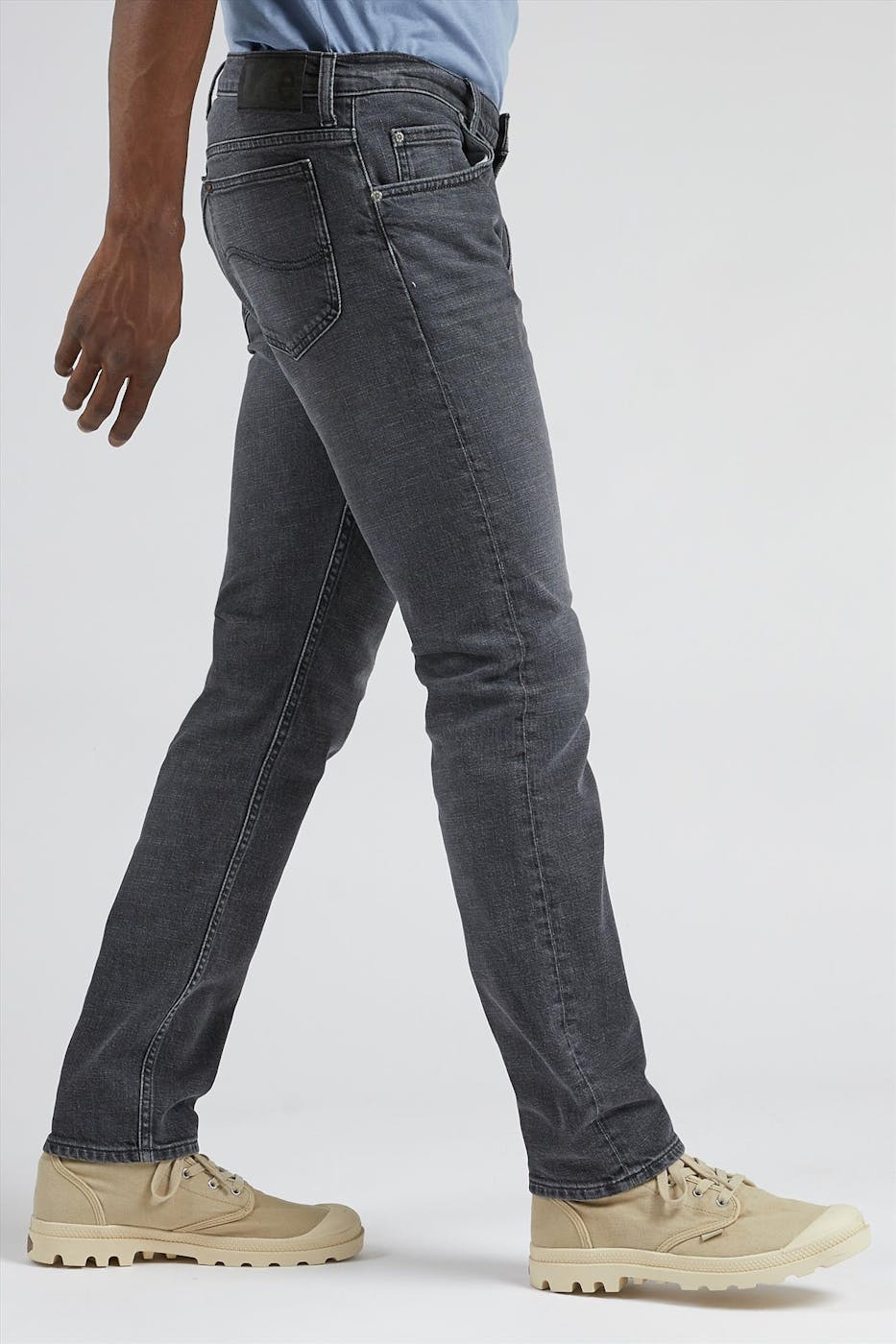Lee - Grijze Rider Slim jeans