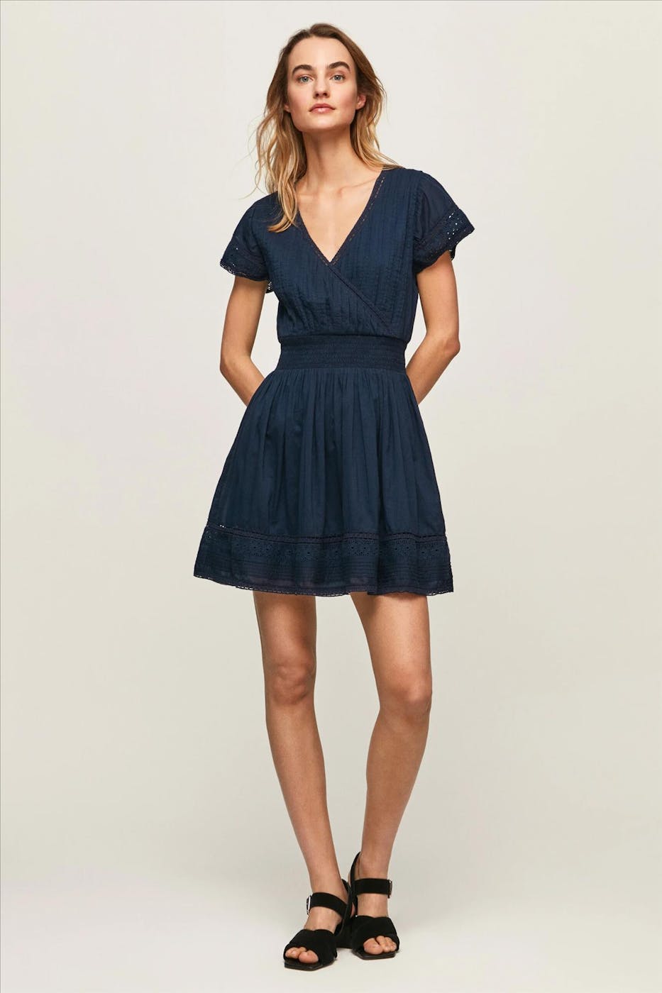 Pepe Jeans London - Donkerblauw Poete kleed