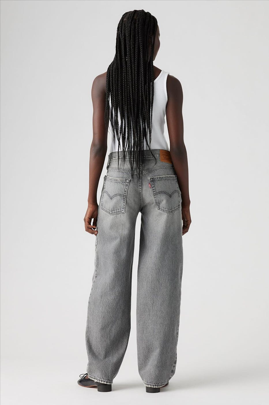 Levi's - Grijze Baggy Dad jeans