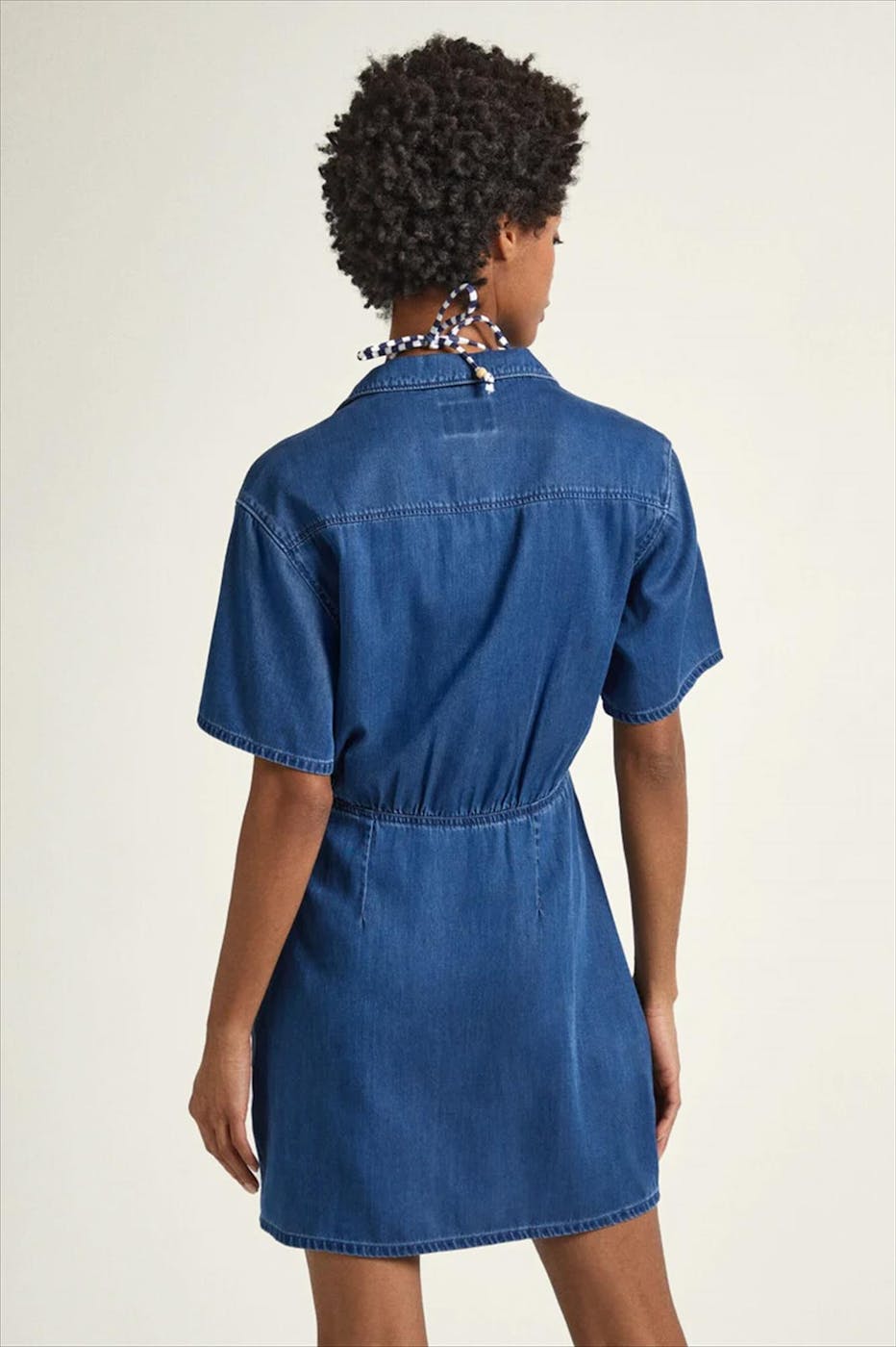 Pepe Jeans London - Blauw Cheryl jeanskleed