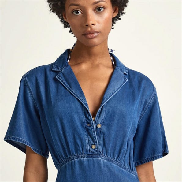 Pepe Jeans London - Blauw Cheryl jeanskleed