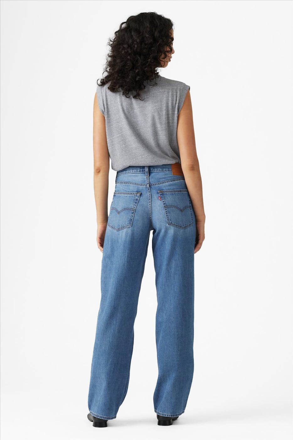 Levi's - Middenblauwe Baggy Dad jeans