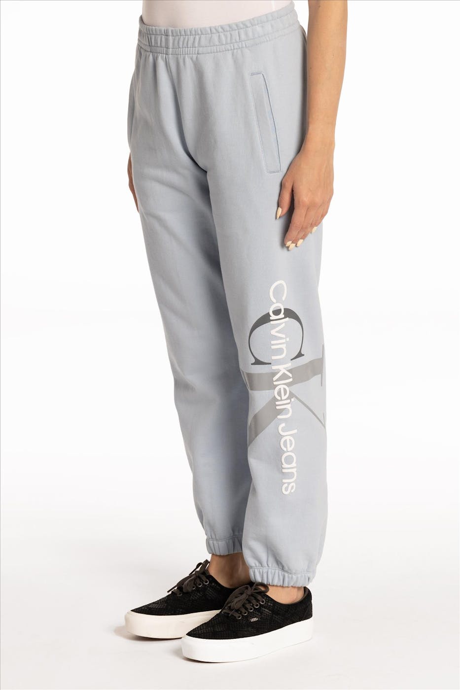 Calvin Klein Jeans - Lichtblauwe Logo sweatpants