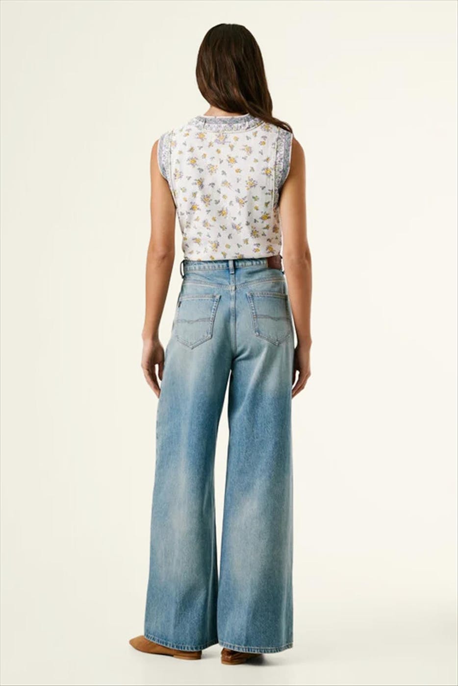 Pepe Jeans London - Lichtblauwe Jaimy Wide jeans