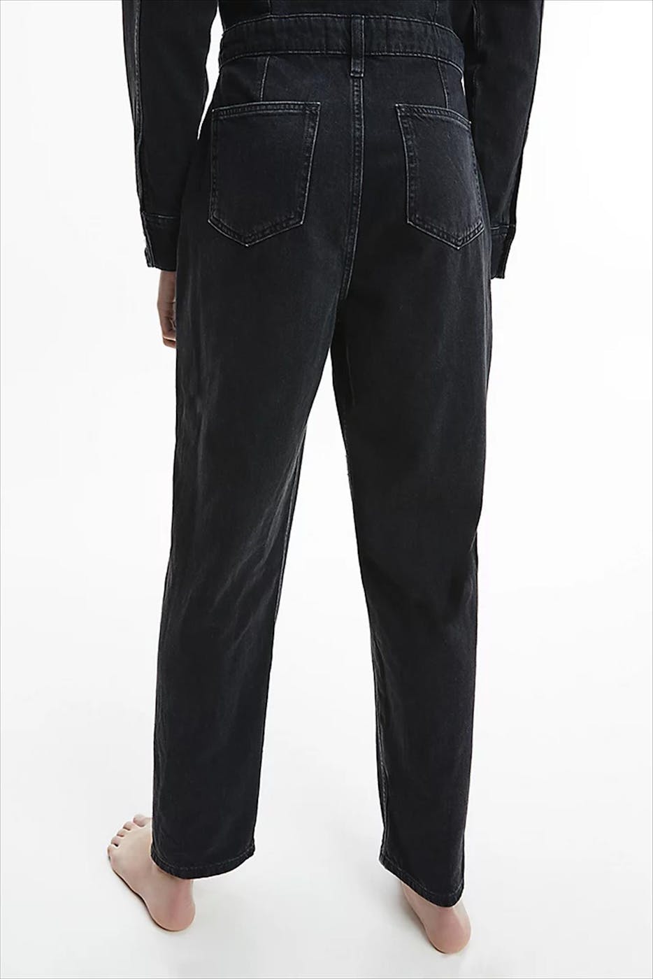 Calvin Klein Jeans - Zwarte Denim Jumpsuit