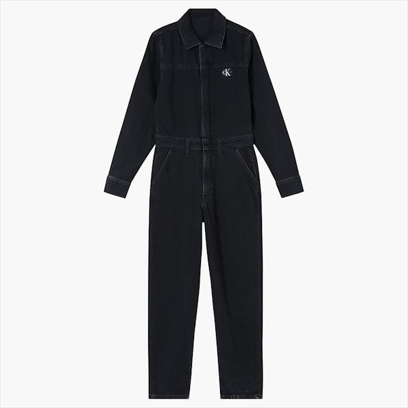 Calvin Klein Jeans - Zwarte Denim Jumpsuit