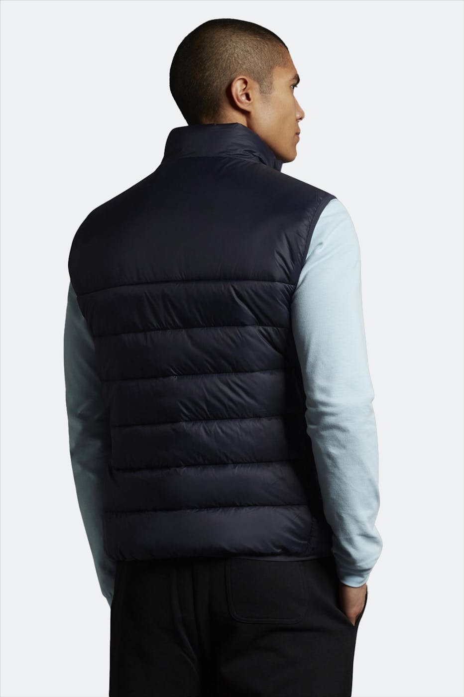 Lyle & Scott - Donkerblauwe Puffer bodywarmer