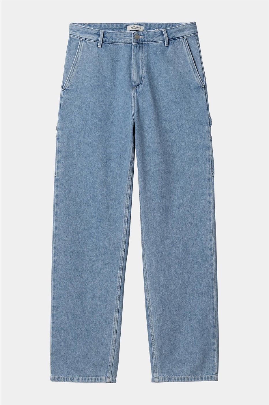 Carhartt WIP - Lichtblauwe Straight Pierce jeans