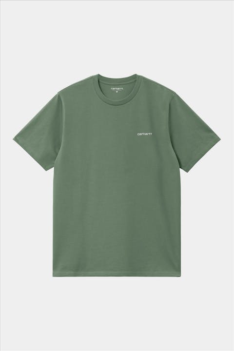 Carhartt WIP - Groen Script Embroidery T-shirt