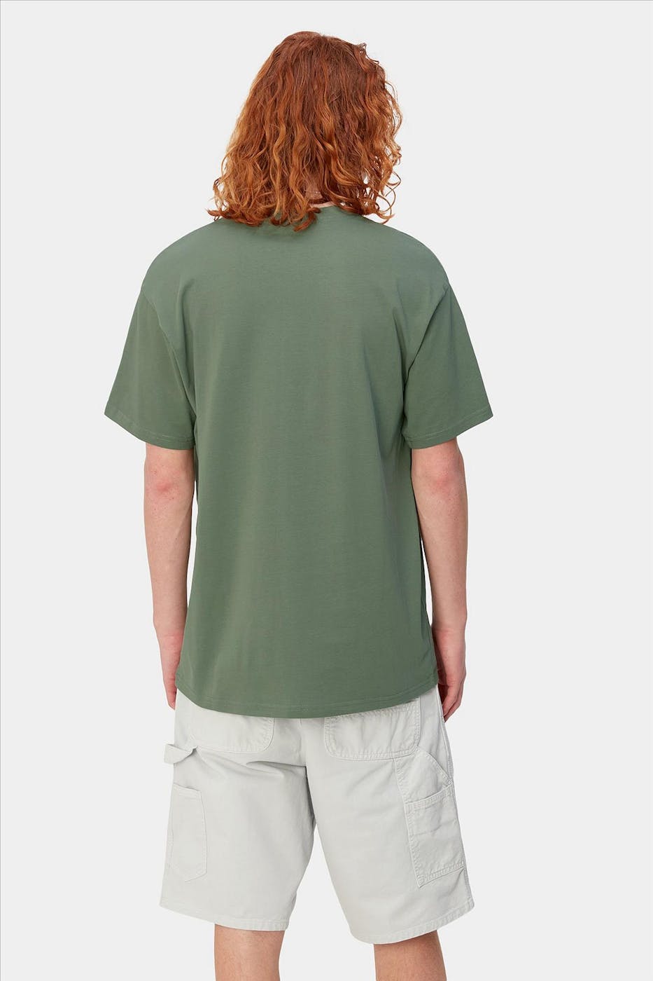 Carhartt WIP - Groen Script Embroidery T-shirt