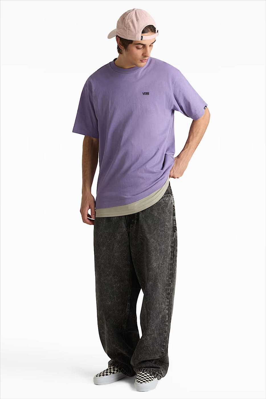 Vans - Paarse Left Chest T-shirt
