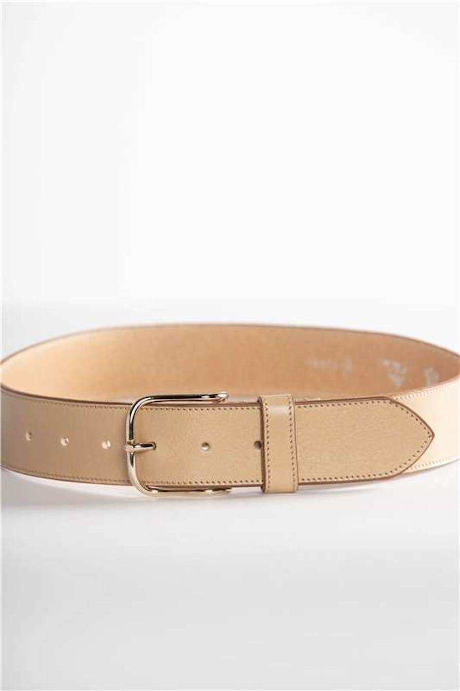 Vano - Beige lederen riem