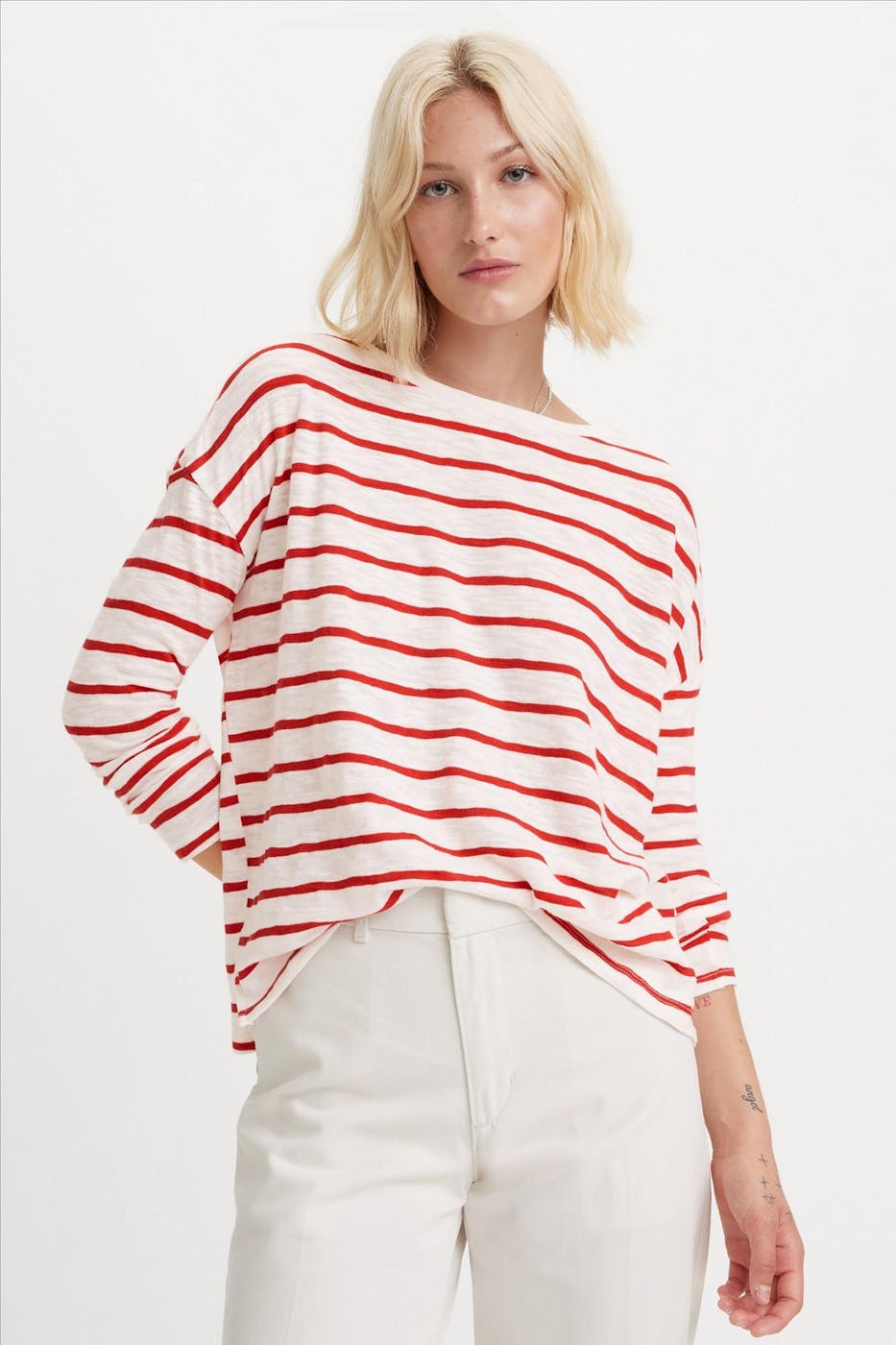Levi's - Wit-Rode Margot longsleeve