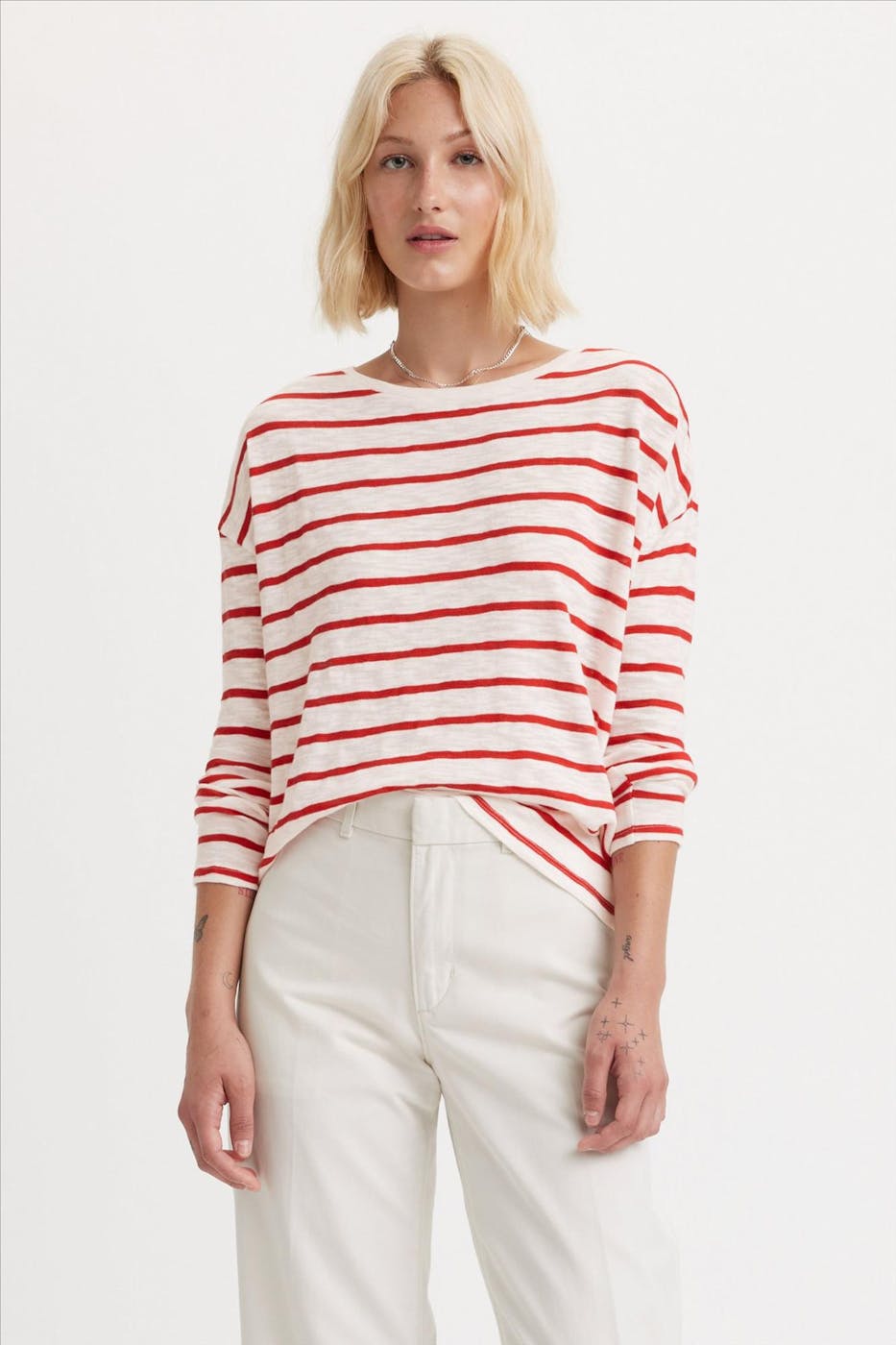 Levi's - Wit-Rode Margot longsleeve