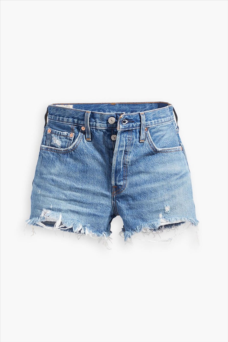Levi's - Blauwe 501 Original jeansshort