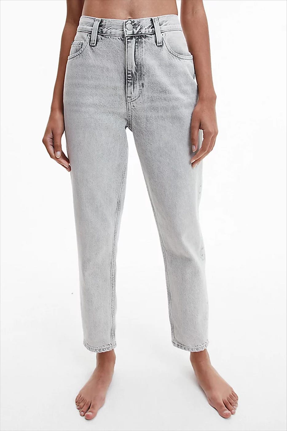 Calvin Klein Jeans - Grijze Mom Jean Jeans