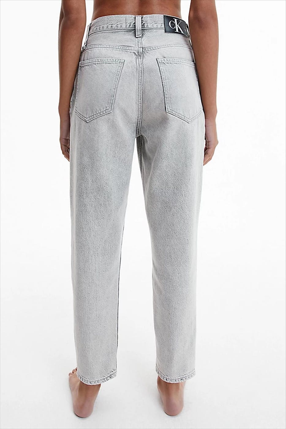 Calvin Klein Jeans - Grijze Mom Jean Jeans