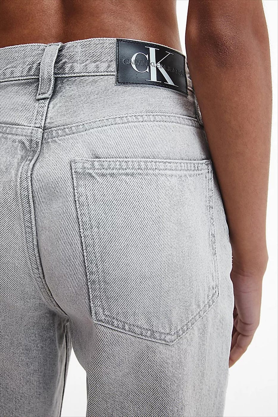 Calvin Klein Jeans - Grijze Mom Jean Jeans