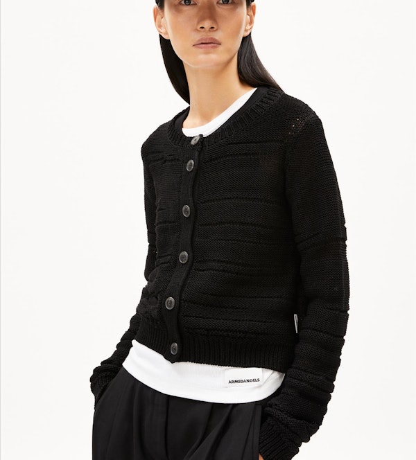 Armed Angels - Zwarte Gilaah cardigan