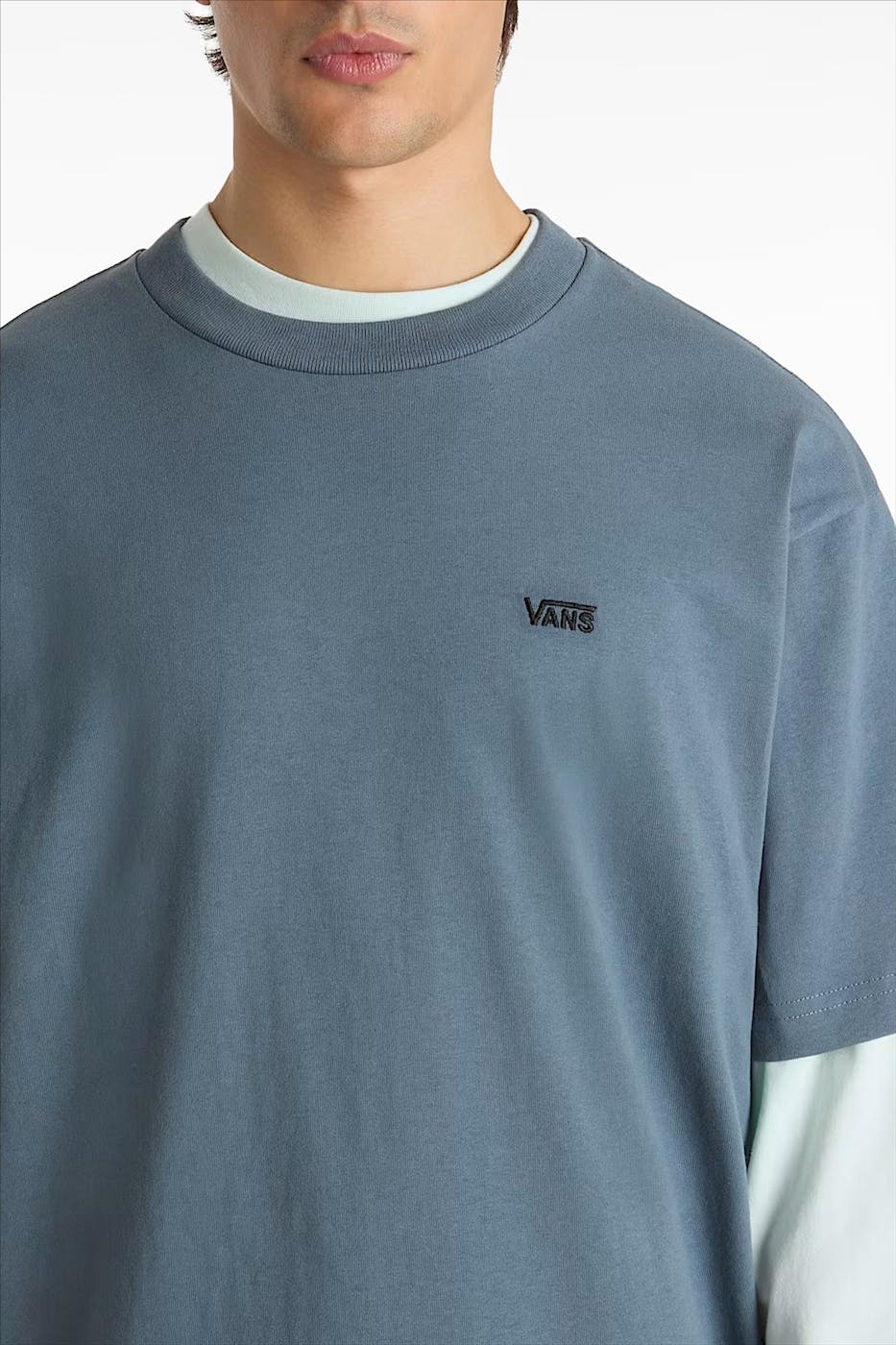 Vans - Grijsgroene Left Chest T-shirt