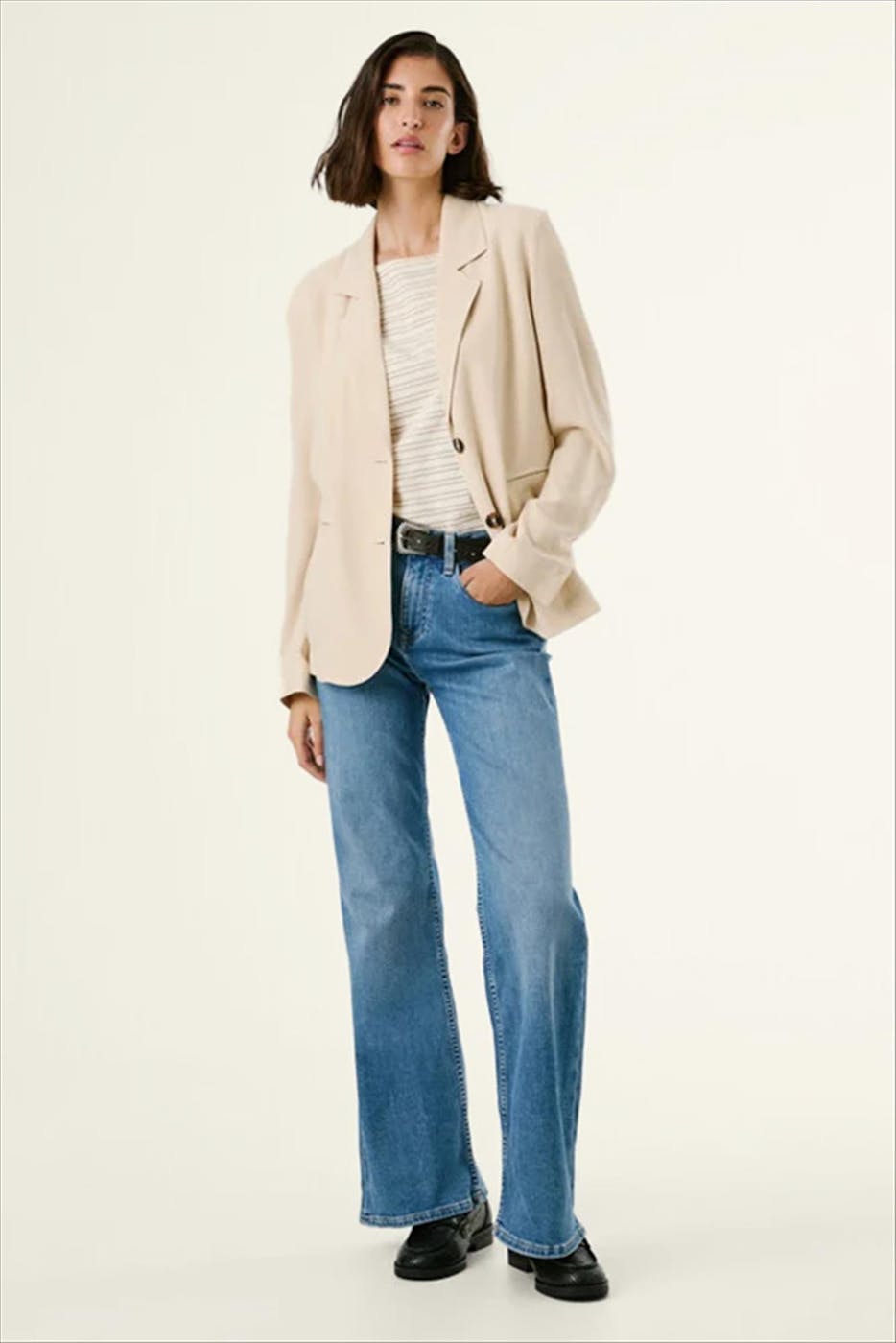 Pepe Jeans London - Blauwe Willa Flare jeans