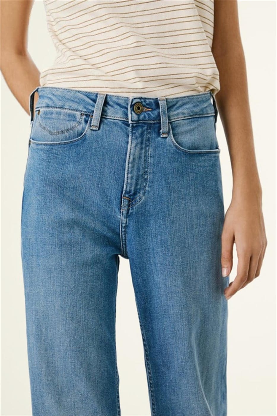 Pepe Jeans London - Blauwe Willa Flare jeans