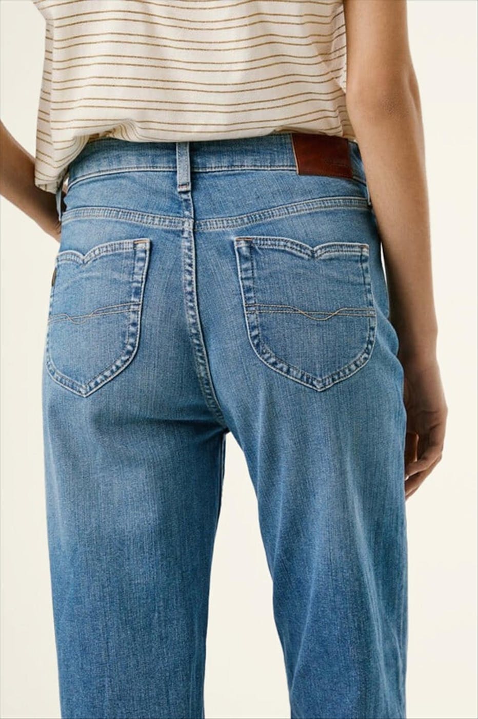 Pepe Jeans London - Blauwe Willa Flare jeans