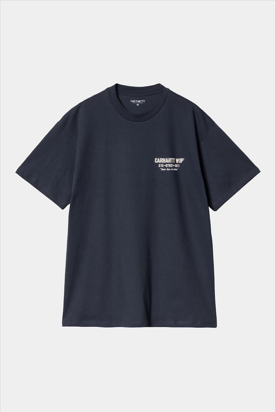 Carhartt WIP - Donkerblauwe Less Troubles T-shirt