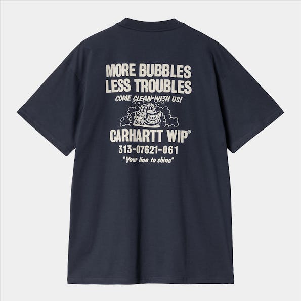 Carhartt WIP - Donkerblauwe Less Troubles T-shirt
