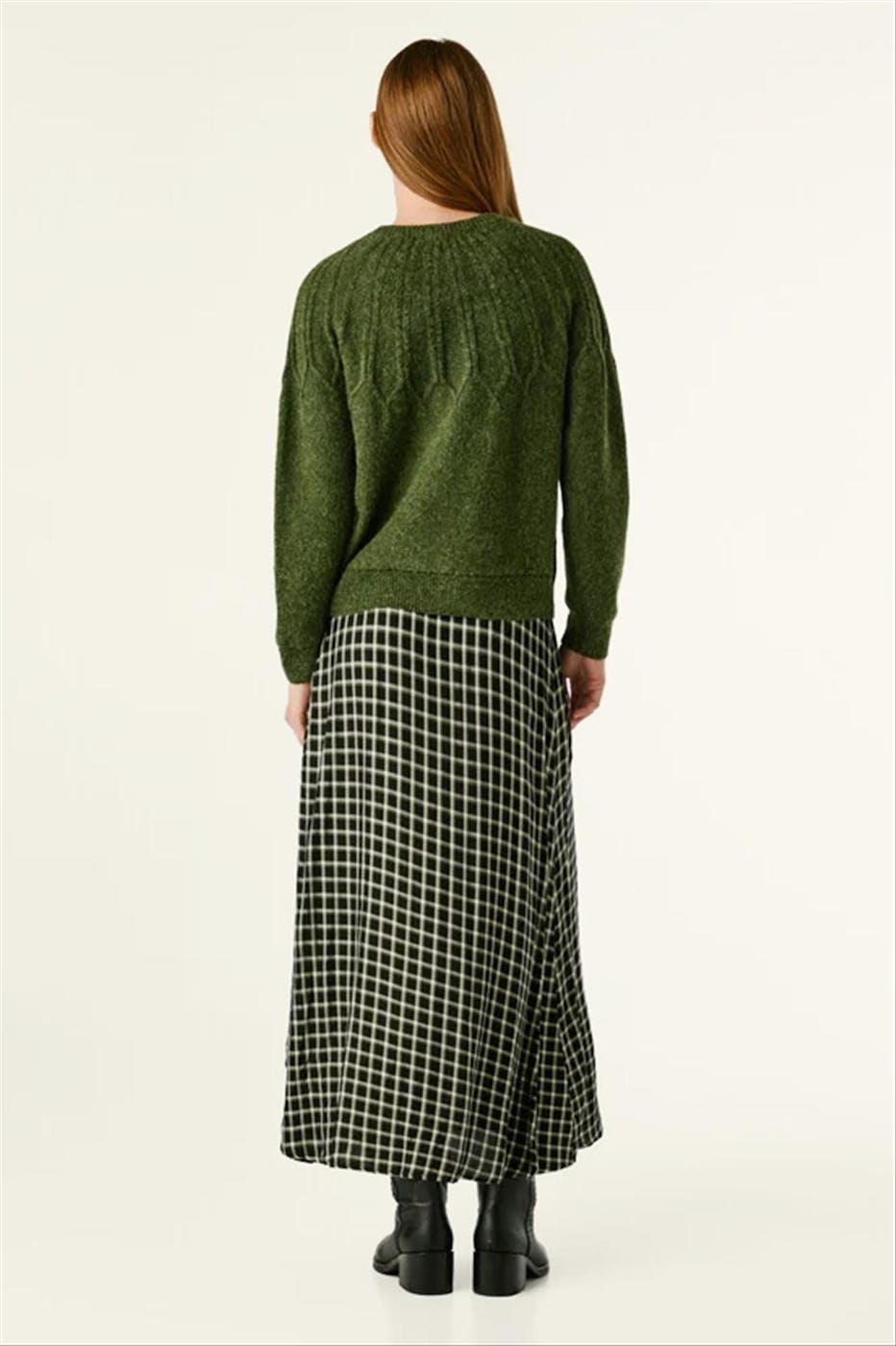 Pepe Jeans London - Olijfgroene Claudia trui