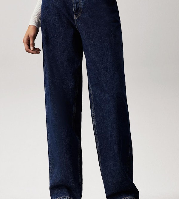 Calvin Klein Jeans - Donkerblauwe 90's Straight jeans