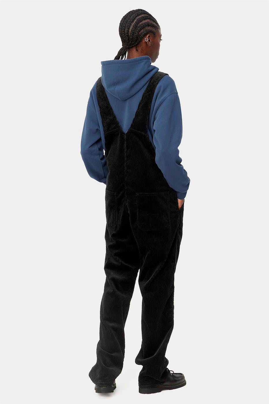Carhartt WIP - Zwarte Bib salopette